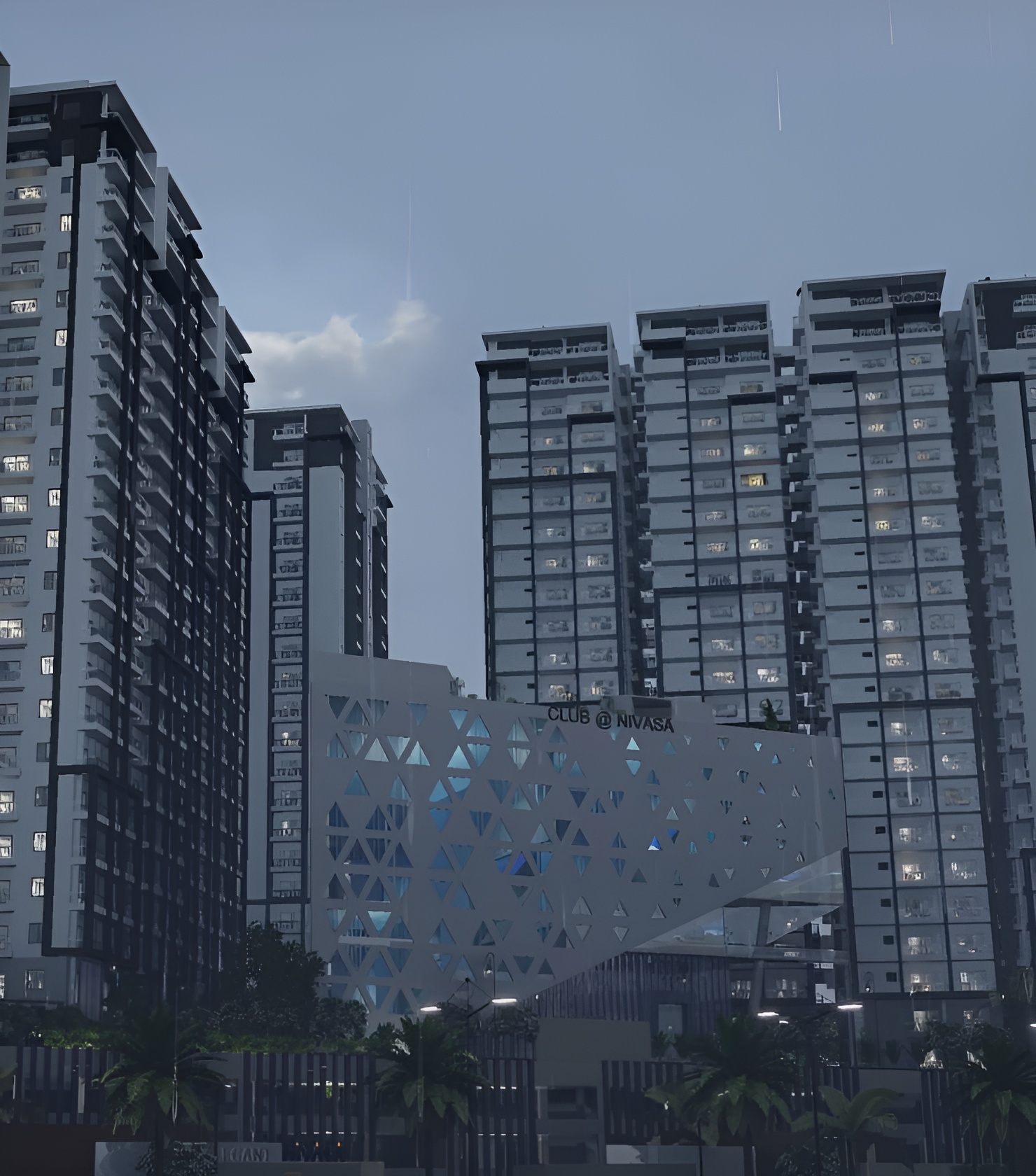 Exterior in Rain